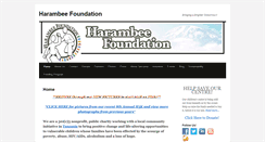 Desktop Screenshot of harambeefoundation.org